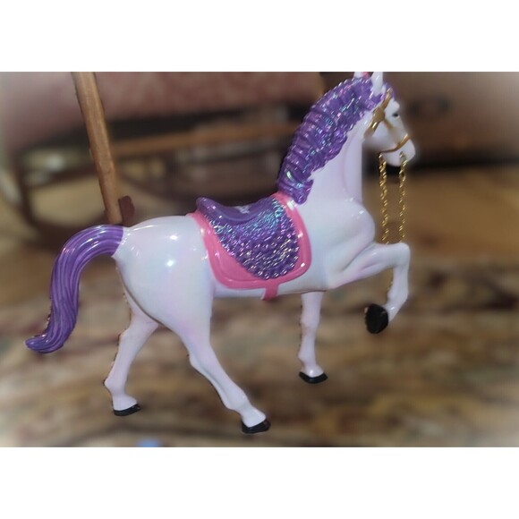 Prancing Pony White Stallion for Repunzel Barbie Prince Ken Rare Royal Horse VTG - Picture 3 of 13